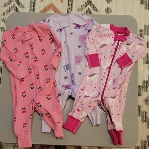Pink and Purple Kids One Piece Set